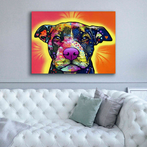 Image of 'Love A Bull' by Dean Russo, Giclee Canvas Wall Art,54x40