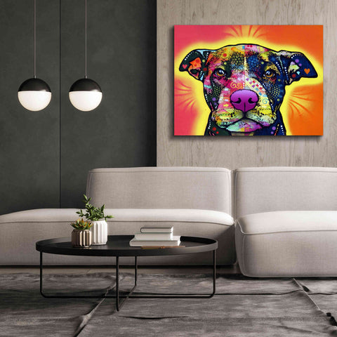 Image of 'Love A Bull' by Dean Russo, Giclee Canvas Wall Art,54x40