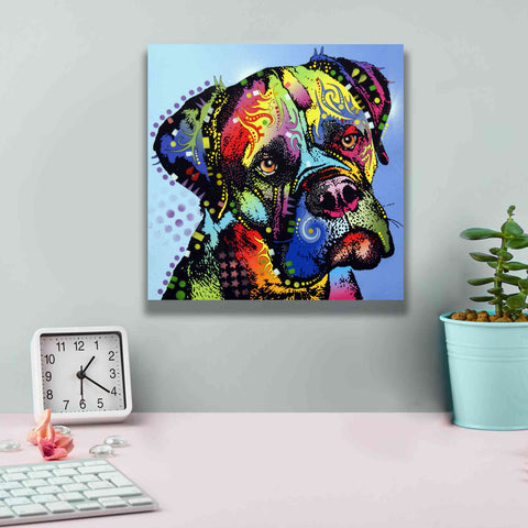Image of 'Mastiff Warrior' by Dean Russo, Giclee Canvas Wall Art,12x12