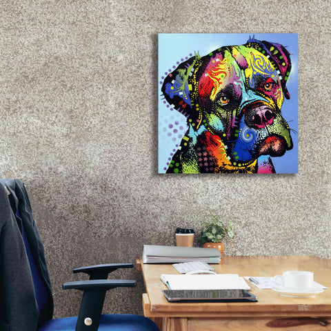 Image of 'Mastiff Warrior' by Dean Russo, Giclee Canvas Wall Art,26x26
