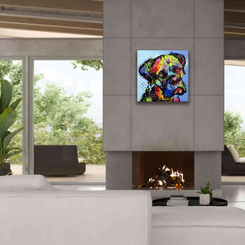 Image of 'Mastiff Warrior' by Dean Russo, Giclee Canvas Wall Art,26x26