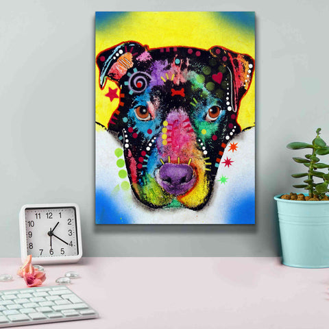 Image of 'Otter Pitbull' by Dean Russo, Giclee Canvas Wall Art,12x16