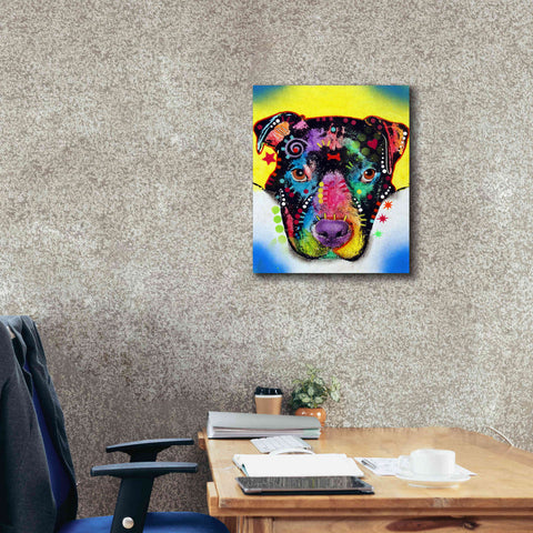 Image of 'Otter Pitbull' by Dean Russo, Giclee Canvas Wall Art,20x24