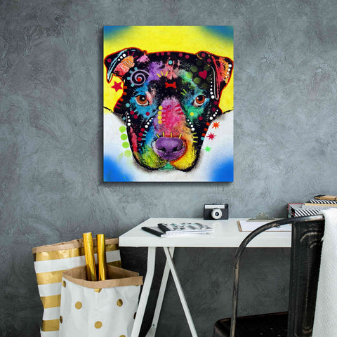Image of 'Otter Pitbull' by Dean Russo, Giclee Canvas Wall Art,20x24