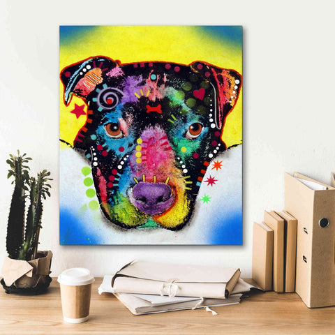 Image of 'Otter Pitbull' by Dean Russo, Giclee Canvas Wall Art,20x24