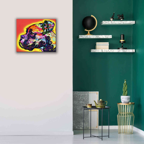 Image of 'Profile Boxer' by Dean Russo, Giclee Canvas Wall Art,24x20