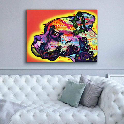 Image of 'Profile Boxer' by Dean Russo, Giclee Canvas Wall Art,54x40