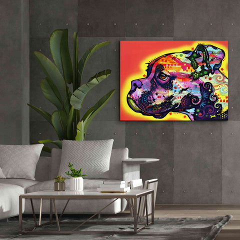 Image of 'Profile Boxer' by Dean Russo, Giclee Canvas Wall Art,54x40