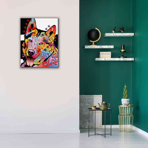 Image of 'Siberian Husky 1' by Dean Russo, Giclee Canvas Wall Art,26x34