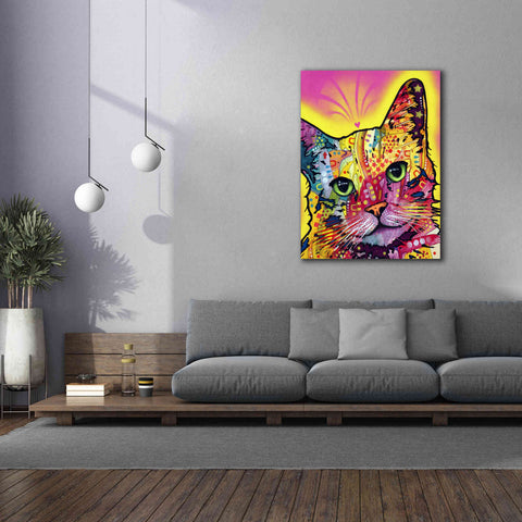 Image of 'Tilt Cat I' by Dean Russo, Giclee Canvas Wall Art,40x54