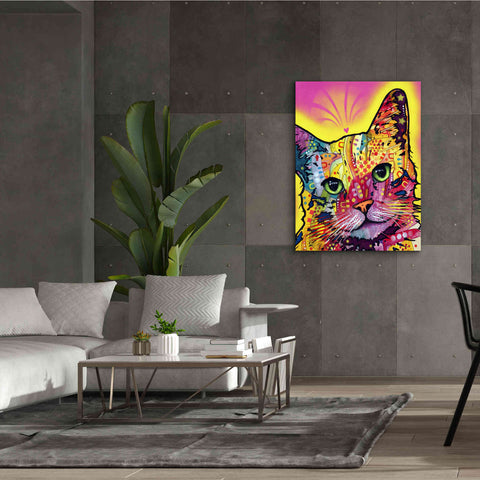 Image of 'Tilt Cat I' by Dean Russo, Giclee Canvas Wall Art,40x54