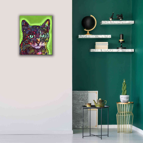 Image of 'Watchful Cat' by Dean Russo, Giclee Canvas Wall Art,20x24