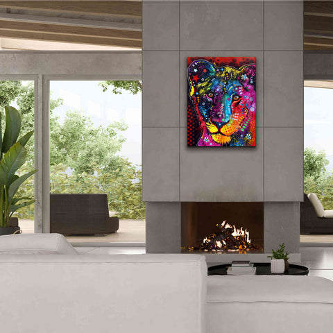 Image of 'Young Lion' by Dean Russo, Giclee Canvas Wall Art,26x34