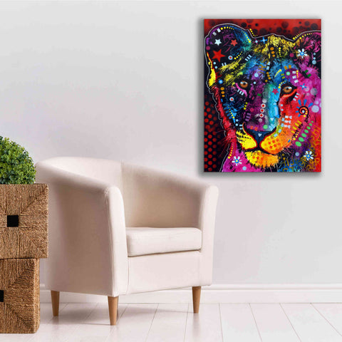 Image of 'Young Lion' by Dean Russo, Giclee Canvas Wall Art,26x34