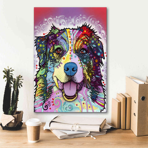 Image of 'Australian Shepherd' by Dean Russo, Giclee Canvas Wall Art,18x26