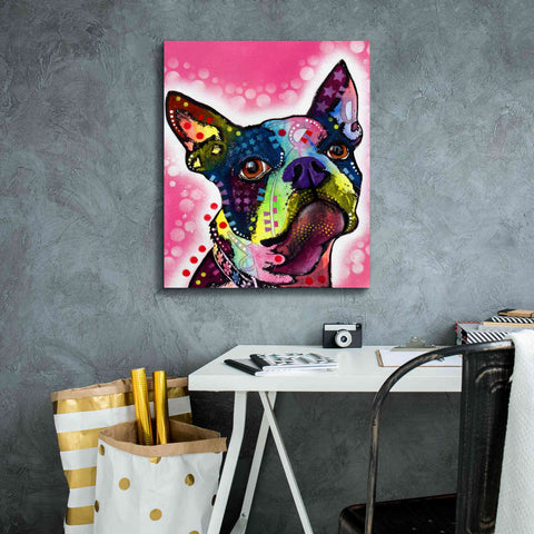 Image of 'Boston Terrier' by Dean Russo, Giclee Canvas Wall Art,20x24