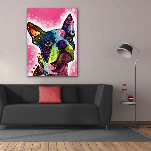 Image of 'Boston Terrier' by Dean Russo, Giclee Canvas Wall Art,40x54