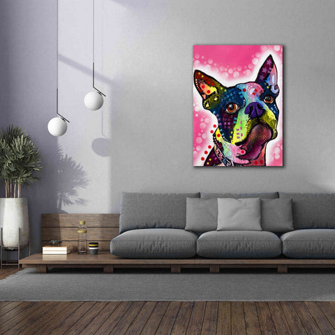 Image of 'Boston Terrier' by Dean Russo, Giclee Canvas Wall Art,40x54