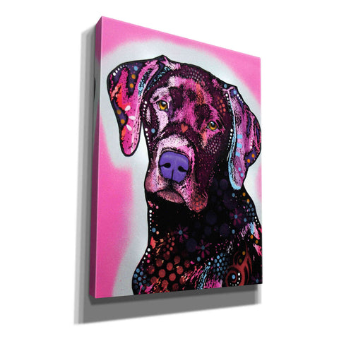 Image of 'Black Lab' by Dean Russo, Giclee Canvas Wall Art