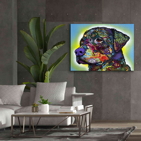 Image of 'The Rottweiler' by Dean Russo, Giclee Canvas Wall Art,54x40