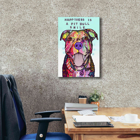 Image of 'Smile' by Dean Russo, Giclee Canvas Wall Art,18x26