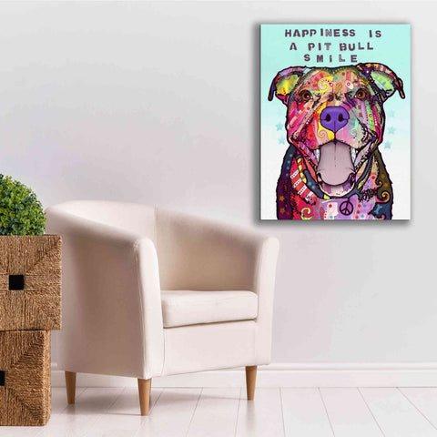 Image of 'Smile' by Dean Russo, Giclee Canvas Wall Art,26x34