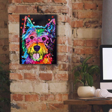 Image of 'Westie' by Dean Russo, Giclee Canvas Wall Art,12x16