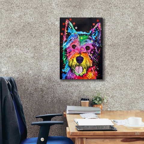 Image of 'Westie' by Dean Russo, Giclee Canvas Wall Art,18x26