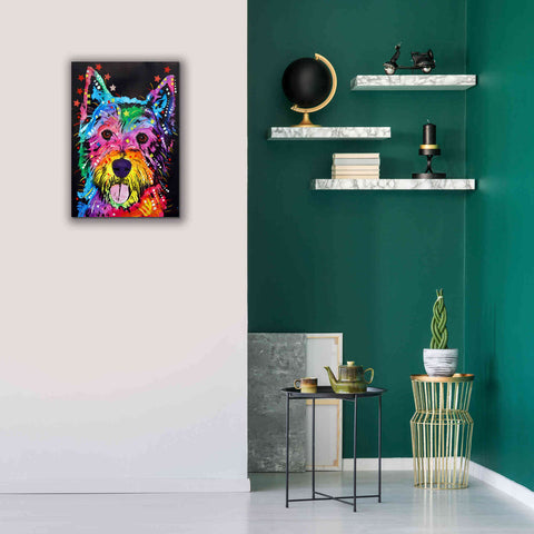 Image of 'Westie' by Dean Russo, Giclee Canvas Wall Art,18x26