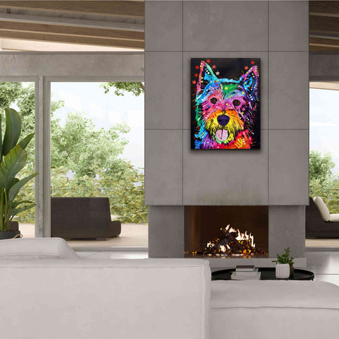 Image of 'Westie' by Dean Russo, Giclee Canvas Wall Art,26x34