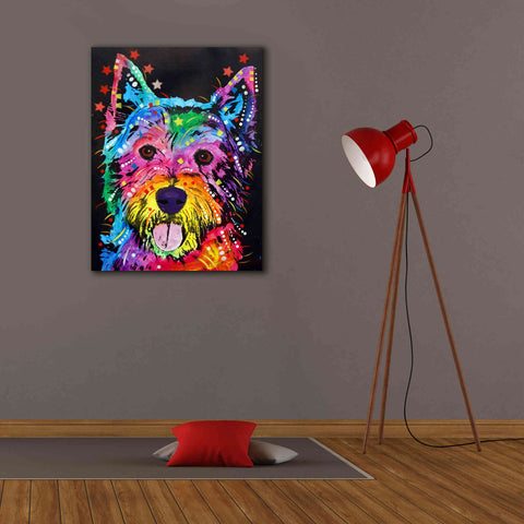 Image of 'Westie' by Dean Russo, Giclee Canvas Wall Art,26x34