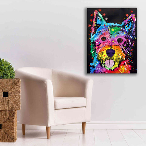 Image of 'Westie' by Dean Russo, Giclee Canvas Wall Art,26x34