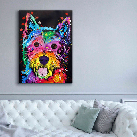 Image of 'Westie' by Dean Russo, Giclee Canvas Wall Art,40x54