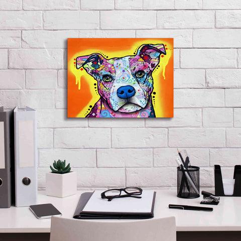 Image of 'A Serious Pit' by Dean Russo, Giclee Canvas Wall Art,16x12
