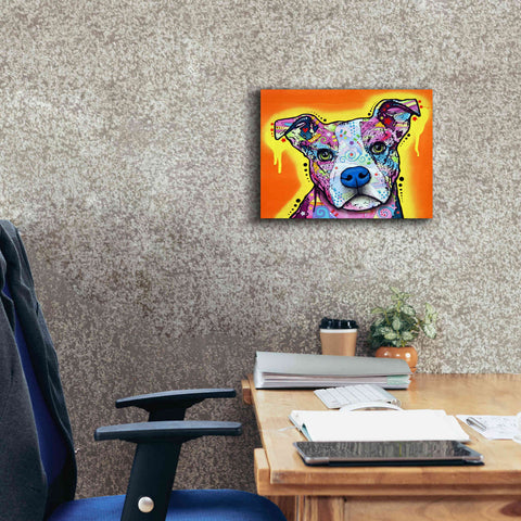 Image of 'A Serious Pit' by Dean Russo, Giclee Canvas Wall Art,16x12
