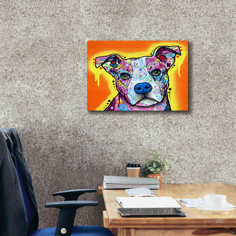 Image of 'A Serious Pit' by Dean Russo, Giclee Canvas Wall Art,24x20
