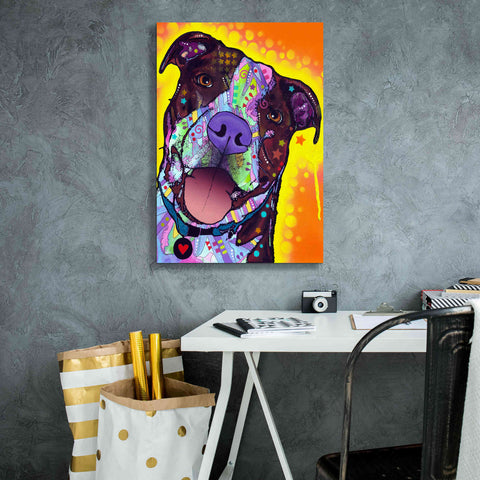 Image of 'Daisy Pit' by Dean Russo, Giclee Canvas Wall Art,18x26