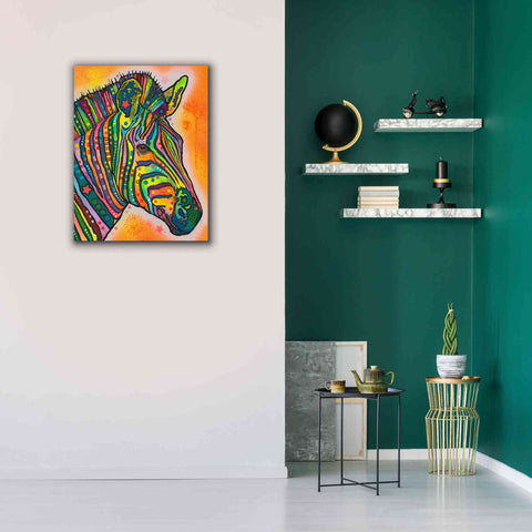 Image of 'Zebra' by Dean Russo, Giclee Canvas Wall Art,26x34