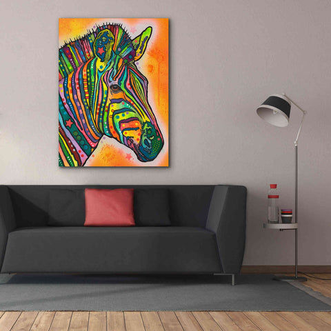 Image of 'Zebra' by Dean Russo, Giclee Canvas Wall Art,40x54