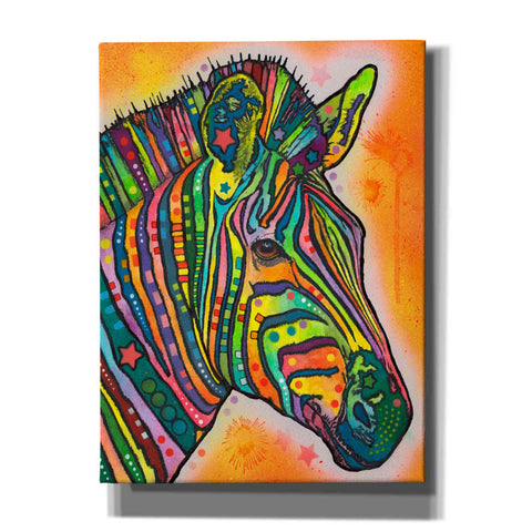 Image of 'Zebra' by Dean Russo, Giclee Canvas Wall Art