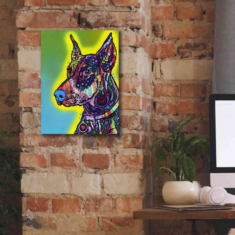 Image of 'Doberman' by Dean Russo, Giclee Canvas Wall Art,12x16