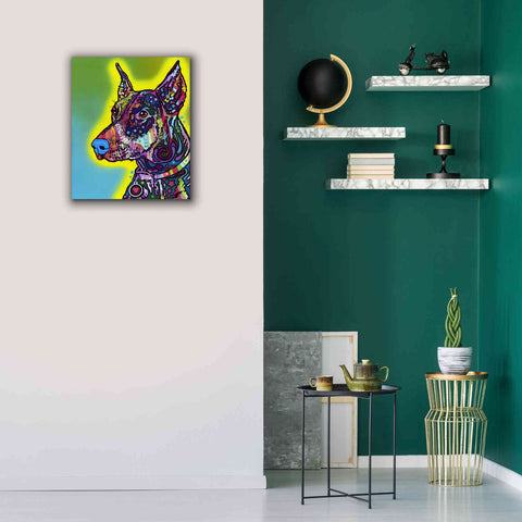 Image of 'Doberman' by Dean Russo, Giclee Canvas Wall Art,20x24