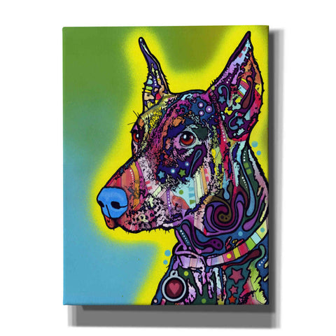 Image of 'Doberman' by Dean Russo, Giclee Canvas Wall Art