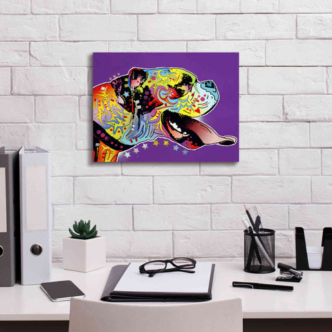 Image of 'Happy Boxer' by Dean Russo, Giclee Canvas Wall Art,16x12