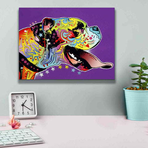 Image of 'Happy Boxer' by Dean Russo, Giclee Canvas Wall Art,16x12