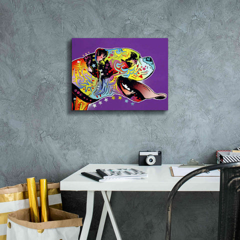 Image of 'Happy Boxer' by Dean Russo, Giclee Canvas Wall Art,16x12