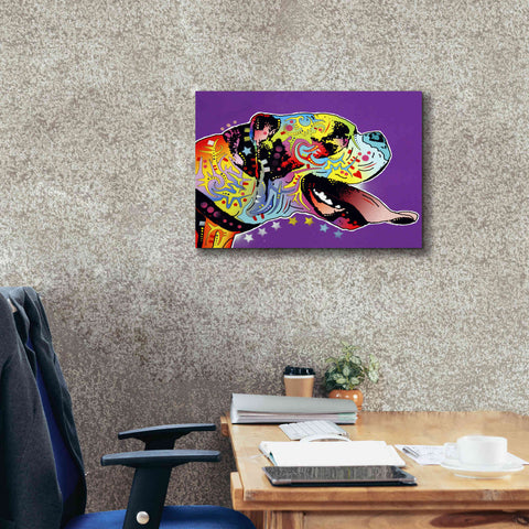 Image of 'Happy Boxer' by Dean Russo, Giclee Canvas Wall Art,26x18
