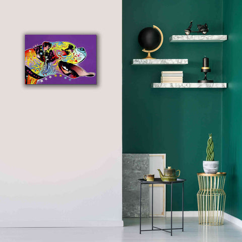 Image of 'Happy Boxer' by Dean Russo, Giclee Canvas Wall Art,26x18