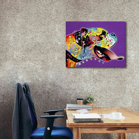 Image of 'Happy Boxer' by Dean Russo, Giclee Canvas Wall Art,34x26