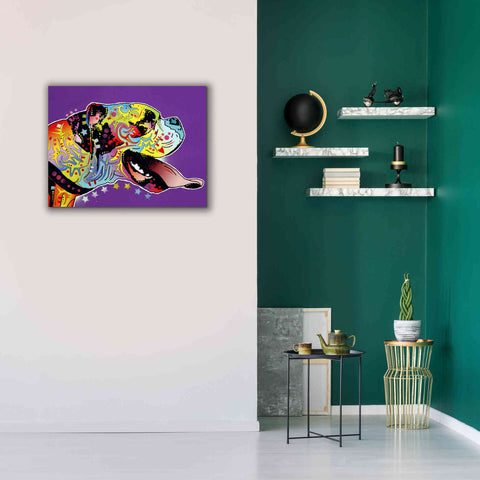 Image of 'Happy Boxer' by Dean Russo, Giclee Canvas Wall Art,34x26